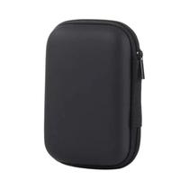 Bolsa Portátil para Fone de Ouvido com Zíper - Estojo de Armazenamento e Organizador