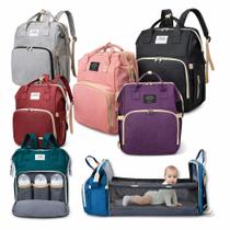 Bolsa Portátil Para Mamãe Berço Carrinho De Bebê Mochila Leve Multifuncional Grande Capacidade