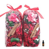 Bolsa Potpourri Qingbei Rina com aroma de canela 250ml vermelha Bolsa Potpourri Qingbei Rina com aroma de canela 250ml vermelha