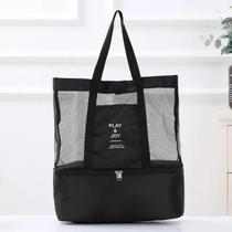 Bolsa Praia C/ Compartimento Cooler Térmico Passeio Play Joy Verão