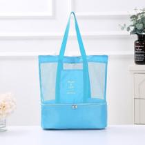 Bolsa Praia Com Cooler Embutido Varias Cores Verão