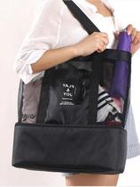 Bolsa Praia Com Cooler Embutido Varias Cores Verão