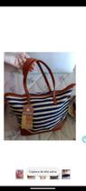Bolsa praia palha chic paganni alt37xlarg38