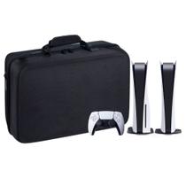 Bolsa Premium Mochila Transporte Para Playstation 5 Fat Digital Ultra e Acessórios Preta