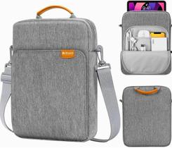 Bolsa Premium Resistente à Água Compativel iPad 13 14 MacBook Pro M3 M1, Compartimentos Organizados, Alça Ajustável, Forro Bolsa Premium Resistente à Água Compativel iPad 13 14 MacBook Pro M3 M1, Compartimentos Organizados, Alça Ajustável, Forro