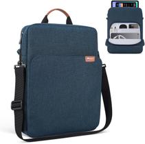 Bolsa Premium Resistente à Água Compatível ipad 1314 MacBook Pro M3 M1, Compartimentos Organizados, Alça Ajustável, Forro Bolsa Premium Resistente à Água Compatível ipad 1314 MacBook Pro M3 M1, Compartimentos Organizados, Alça Ajustável, Forro
