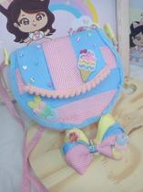 Bolsa + Presilha de Laço Infantil Artesanal