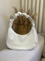 Bolsa Preta Feminina Pequena Bag Meia Lua Ombro Mão Lateral Bolsinha