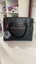 Bolsa preta fosca material sintético