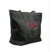 Bolsa Preta Semi Esfera Minnie 32x16x46cm - Disney Oficial DMZ9003-MK3-D