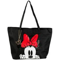 Bolsa Preta Semi Esfera Minnie 32x16x46cm - Disney