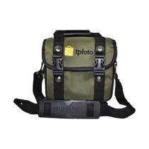 Bolsa Profissional p/ Equipamento fotográfico OLIMPUS I Verde Militar - TUDOPRAFOTO