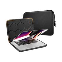 Bolsa Protetora Para Laptop À Prova De Choque E Água Para Laptops De 13, 14 E 15,6 Polegadas Com