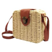 Bolsa Quadrada Feminina Sintética - Moda Praia BL-086
