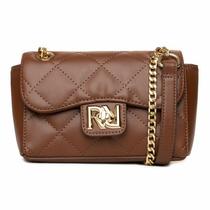 Bolsa Rafitthy De Ombro Matelassê Preta Com Corrente Fecho Metálico Dourado Sienna