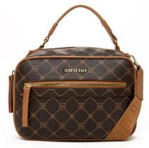 Bolsa rafitthy feminina tiraloco 28.26256 dark cacau/caramelo