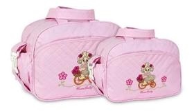 Bolsa Recém Nascido Bebe Kit Mave Baby Rosa