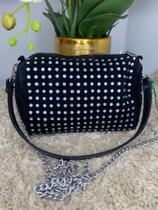 bolsa retangular de strass