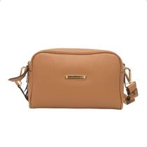 Bolsa Retangular Transversal Dayane Magalhães Caramelo