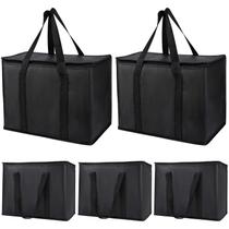 Bolsa Reutilizable Aislada para Compras Bodaon X-Large Negra Bolsa Reutilizable Aislada para Compras Bodaon X-Large Negra