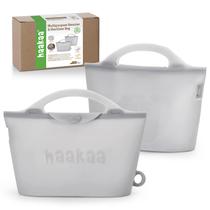 Bolsa reutilizable de silicona para vapor y esterilizador Haakaa 2000 ml para microondas