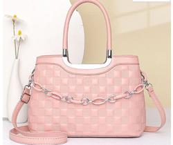 Bolsa rosa com alça Bolsa rosa com alça