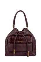 Bolsa saco de couro Natasha café Bolsa saco de couro Natasha café