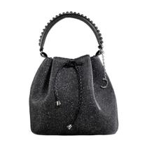 bolsa saco Di Carulla gliterizada lançamento luxo