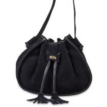 Bolsa Saco Feminina de Couro 8059