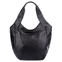 Bolsa saco grande de couro Cíntia preta Feminino Bolsa saco grande de couro Cíntia preta Feminino