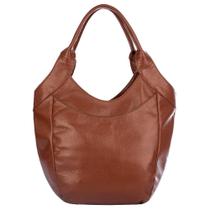 Bolsa saco grande de couro Cíntia whisky Feminino