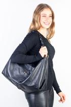 Bolsa saco grande de couro liso Cassia Bolsa saco grande de couro liso Cassia