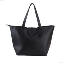 Bolsa Saco Lapela Tote Feminina em material sintético Design Clássico e Elegante Bolsa Saco Lapela Tote Feminina em material sintético Design Clássico e Elegante