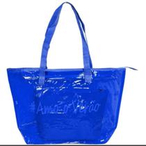 Bolsa Sacola Amo O Verão De Silicone Leve De Ombro Com Alça Confortável De Praia Passeios azul