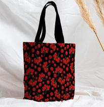 Bolsa Sacola Artesanal de Tecido Cerejas Bolsa Sacola Artesanal de Tecido Cerejas
