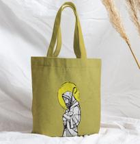 Bolsa Sacola Artesanal de Tecido Jesus o Bom Pastor
