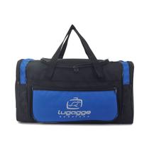 Bolsa sacola bordo mao mala viagem academia trabalho transporte EPI media azul
