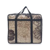Bolsa sacola cristal PVC transparente organizador guarda roupa edredon cobertor50x40x25cm viagem passeio visita hospital praia Bolsa sacola cristal PVC transparente organizador guarda roupa edredon cobertor50x40x25cm viagem passeio visita hospital praia