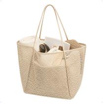 Bolsa Sacola De Ombro Grande Tecido Espaçosa Compras E Praia Bolsa Sacola De Ombro Grande Tecido Espaçosa Compras E Praia