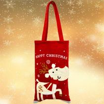 Bolsa Sacola De Presentes Enfeite Árvore De Natal Rena Alce Bolsa Sacola De Presentes Enfeite Árvore De Natal Rena Alce