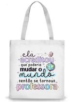 Bolsa Sacola Ecobag Oxford 33x40 Dia Dos Professores Mod08