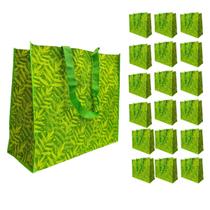 Bolsa Sacola Ecologica Ombro Ecobag Kit 17 Unidades Mercado Compras Feira Alça Portatil Resistente Retornavel