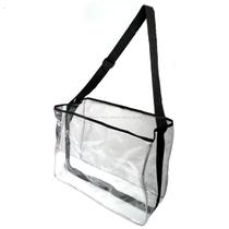 Bolsa Sacola Em Pvc Transparente transversal com alça regulável 50x40x20 Eventos Bolsa Sacola Em Pvc Transparente transversal com alça regulável 50x40x20 Eventos