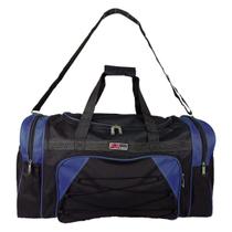 Bolsa Sacola Esportiva de Viagem Academia Grande Azul