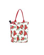 Bolsa Sacola Esportiva Rosas Fundo Branco