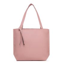 Bolsa Sacola Feminina Alça Ombro Design Quadrado Casual Versátil Organizadora Espaçosa Versátil
