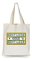 Bolsa Sacola Feminina Ecobag Algodão Cru Estilosa Estampada