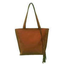 Bolsa Sacola Feminina Grande Alça Transversal Franja Tachas Bolsa Sacola Feminina Grande Alça Transversal Franja Tachas