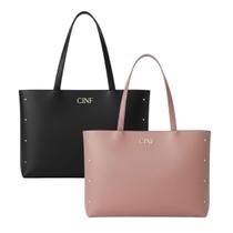 Bolsa Sacola Feminina Grande De Ombro Kit 2 Peças