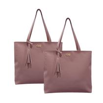 Bolsa Sacola Feminina Grande De Ombro Kit 2 Peças